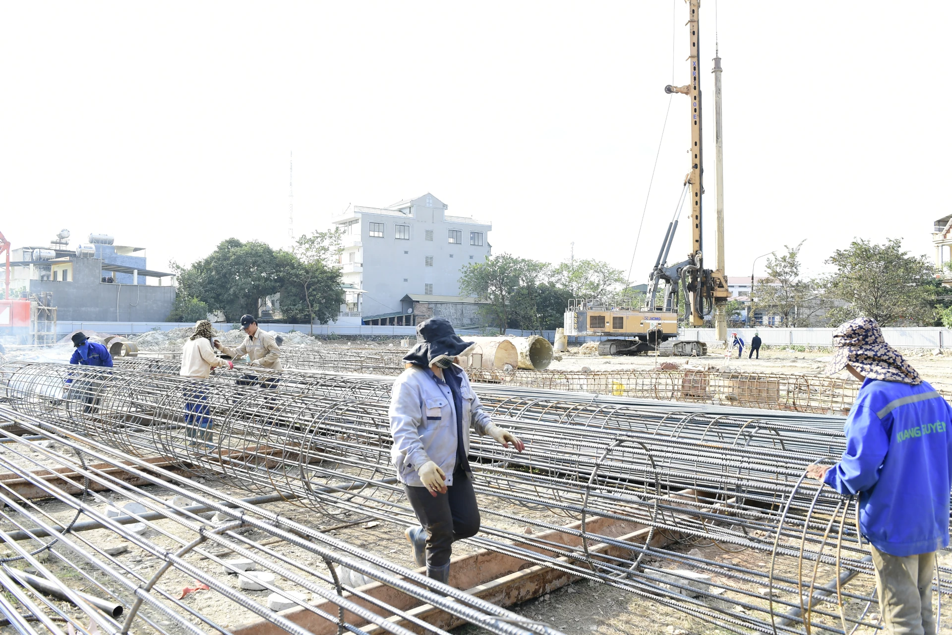 The August Cinema and Cultural Services Construction Project is one of the projects selected by the province to celebrate the 14th National Congress of the Communist Party of Vietnam.