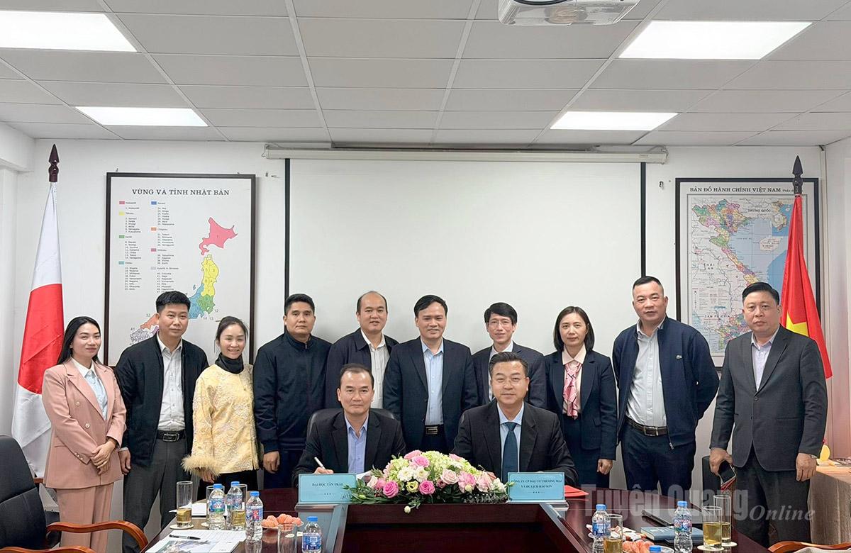 Trường Đại học Tân Trào ký kết hợp tác chiến lược với Tập đoàn Bảo Sơn.