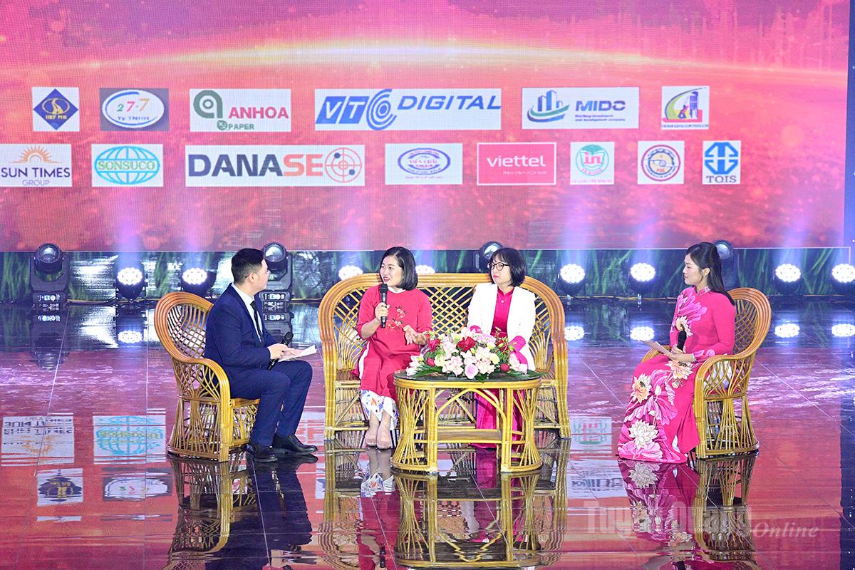 Nhà báo Nguyễn Thị Huyền Trang, Phòng Chuyên đề Báo và phát thanh, truyền hình Tuyên Quang tâm sự về giải B Giải Diên Hồng.