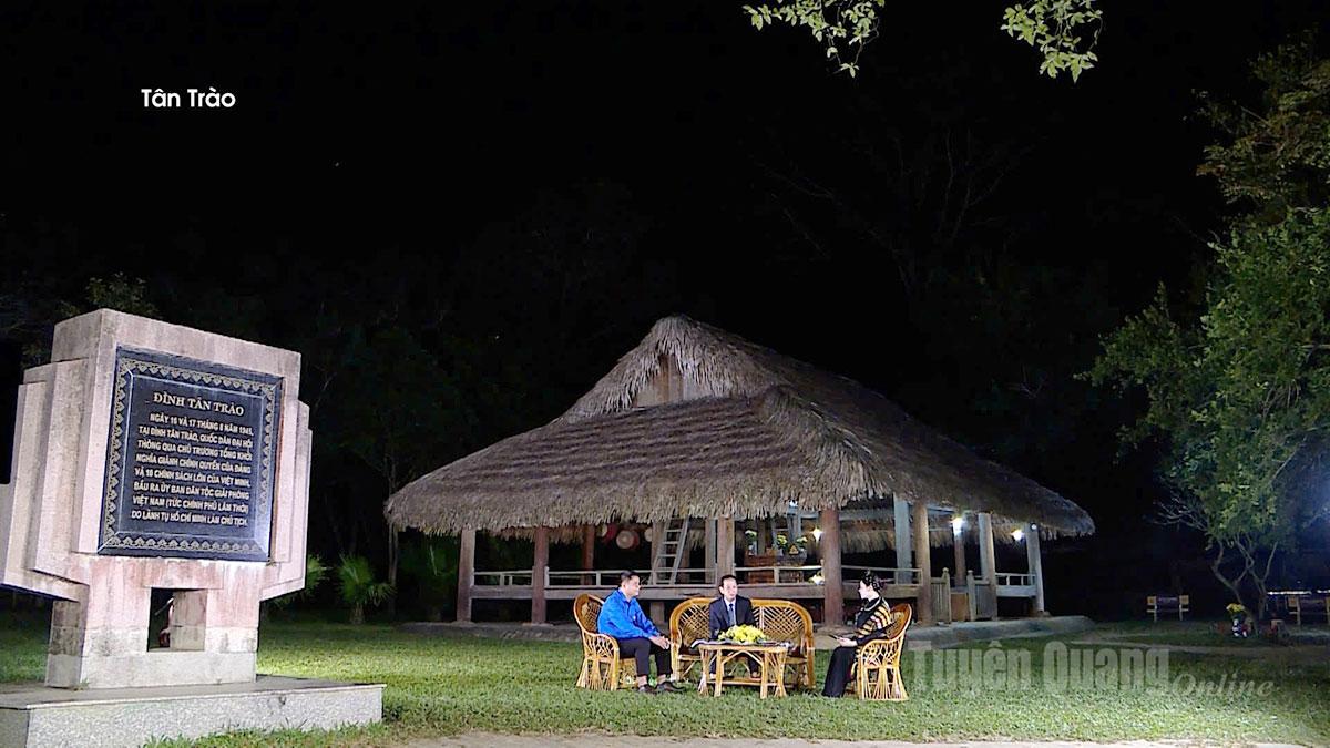 Cầu truyền hình trực tiếp chào năm mới 2026 “Tuyên Quang – Niềm tin và khát vọng” tại xã Tân Trào.