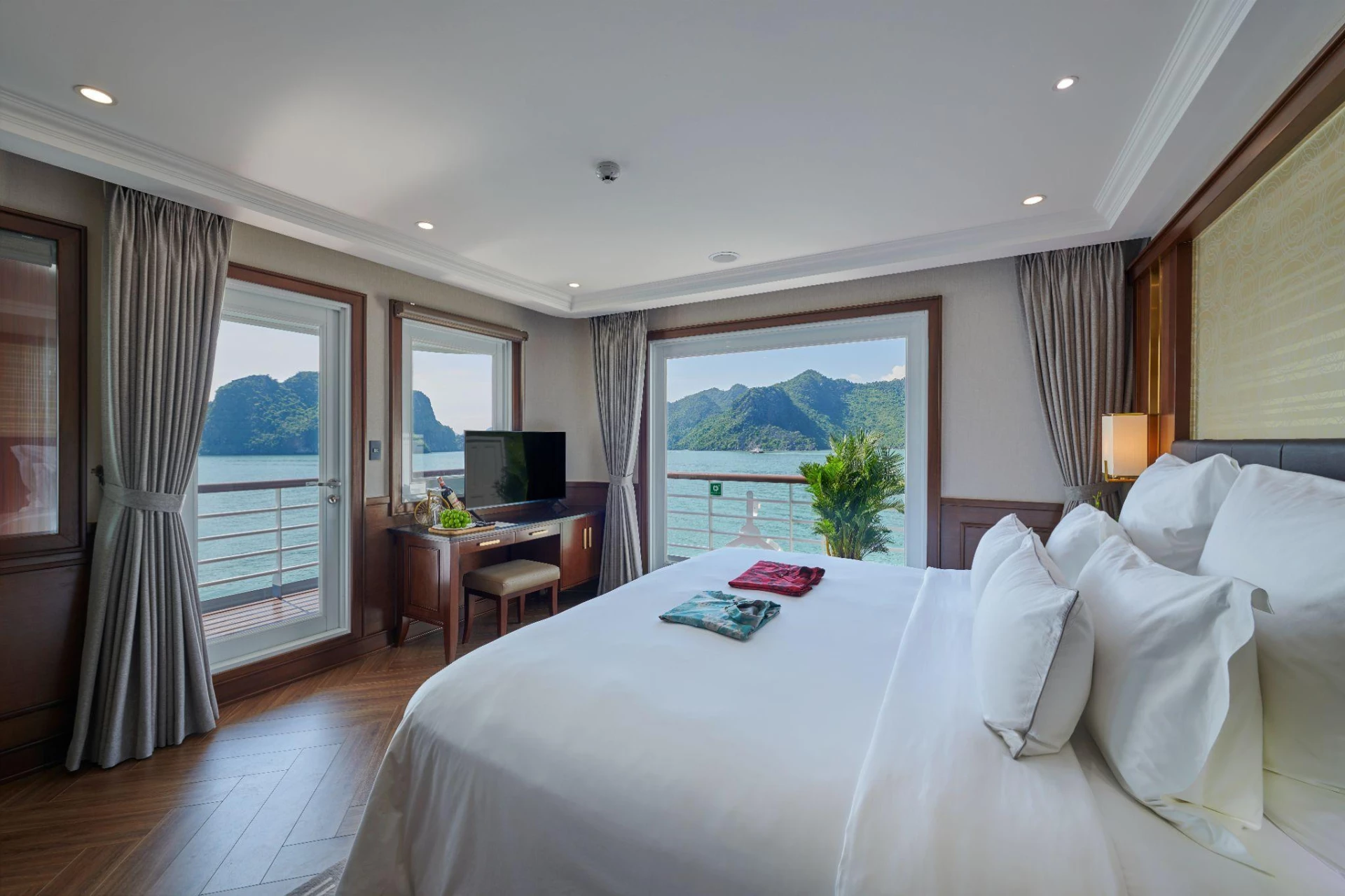 Cabin hướng biển để ngắm vịnh mọi thời điểm trong ngày