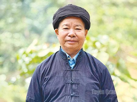 Đồng chí Lý Văn May, Bí thư Chi bộ thôn Khau Luông, xã Kiến Thiết.