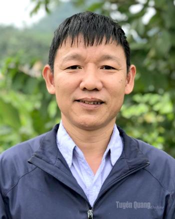 Anh Đặng Văn Dũng, Bí thư chi bộ kiêm Trưởng Ban công tác Mặt trận thôn Càng Nộc, xã Yên Nguyên. 