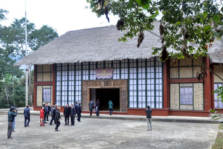 The assembly hall where the Second National Congress of the Communist Party of Vietnam was held, in Kim Bình Commune.