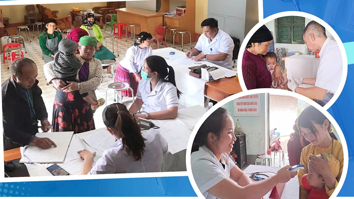 Trạm Y tế xã Lũng Cú duy trì trực 24/24 giờ trong dịp Tết Nguyên đán.