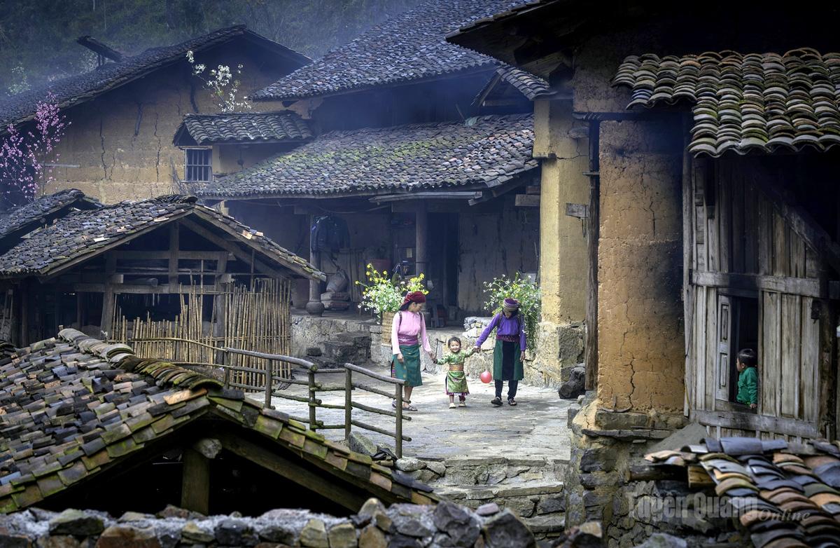 Bản làng vùng Cao nguyên đá đẹp như tranh vẽ.