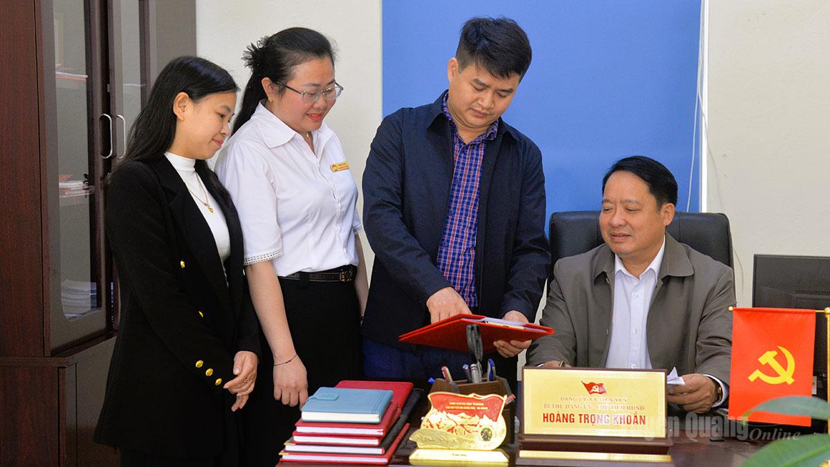 Đảng bộ, chính quyền xã Tiên Yên tập trung thực hiện các nhiệm vụ trọng tâm trong công tác xây dựng Đảng, phát triển kinh tế, nâng cao đời sống cho Nhân dân.