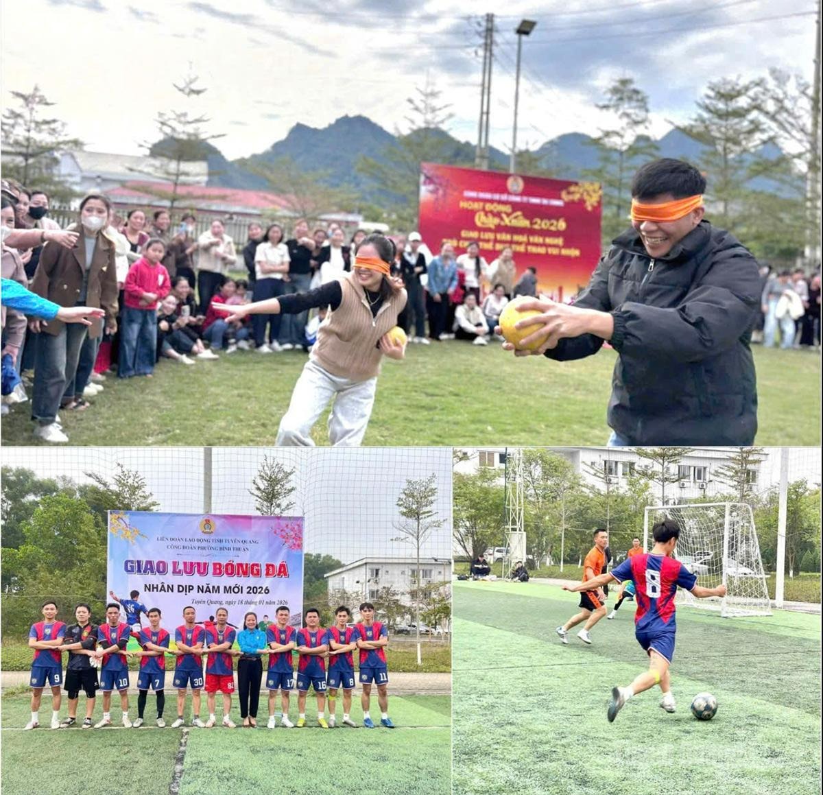 Sports activities created a joyful and exciting atmosphere for union members and workers as Tet and Spring approached.