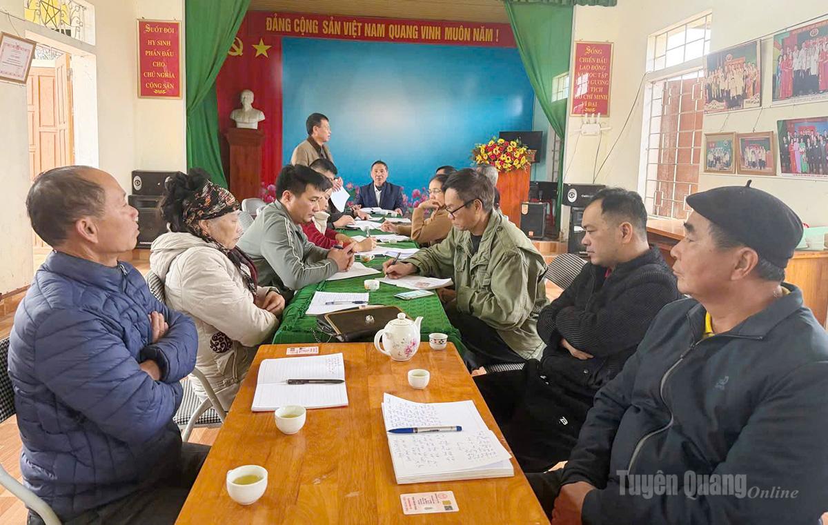 Chi bộ thôn Đồng Chùa 1, Đảng bộ xã Bình Xa sinh hoạt chi bộ tháng 2 - 2026.