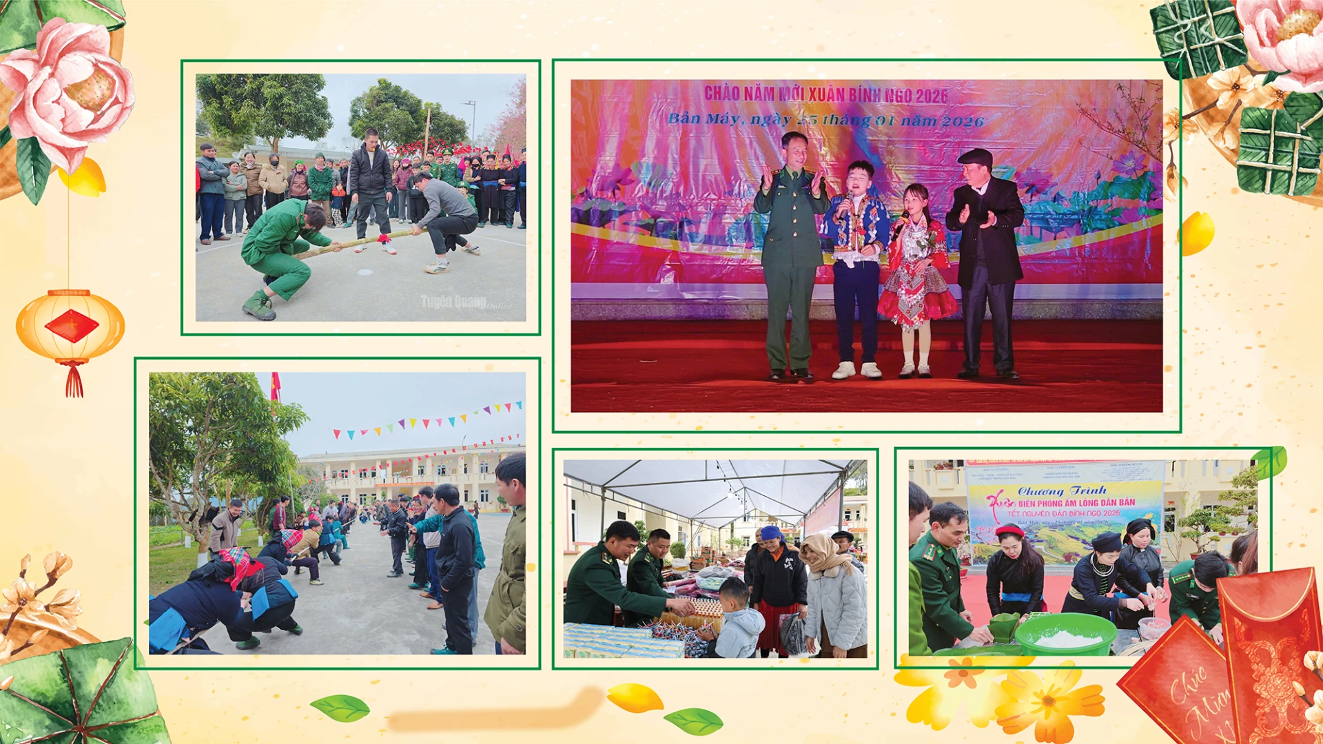 Hoạt động giao lưu thể thao góp phần nâng cao đời sống tinh thần và thắt chặt tình đoàn giữa cán bộ, chiến sỹ biên phòng và nhân dân địa phương.