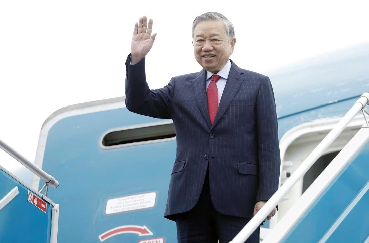 Tổng Bí thư Tô Lâm lên đường tham dự cuộc họp khai mạc Hội đồng Hòa bình về Gaza tại Hoa Kỳ