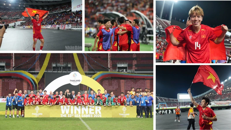 The Vietnamese football achieved unexpected success in 2025. (Photo: NDO)
