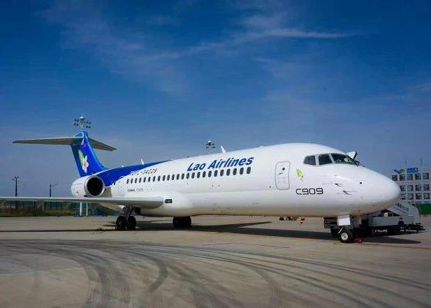A Comac C909 aircraft of Laos Airlines (Source: Laos Airlines)
