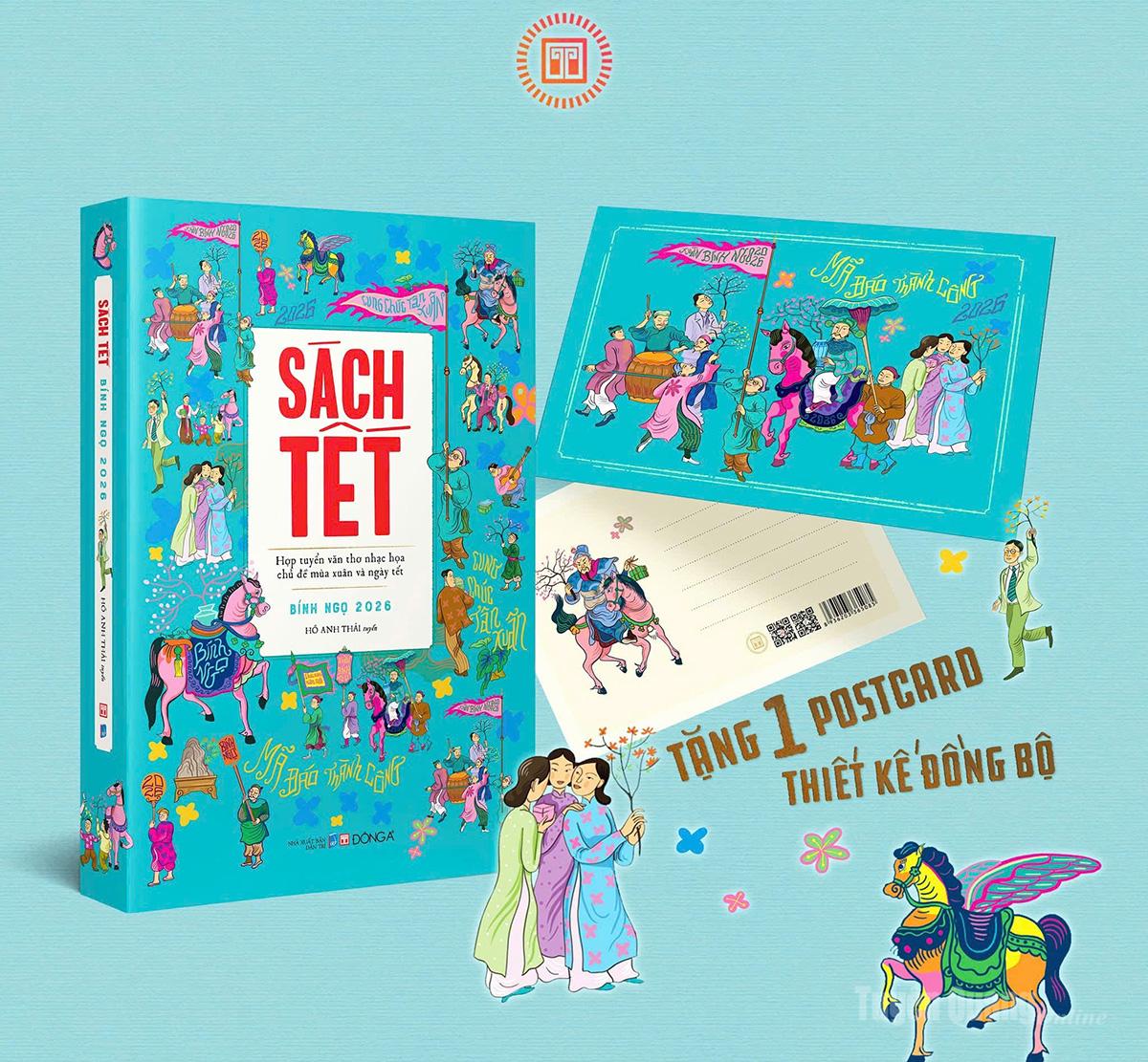 “Sách Tết Bính Ngọ 2026” như một món quà xuân chỉn chu dành cho người sưu tầm và bạn yêu sách.