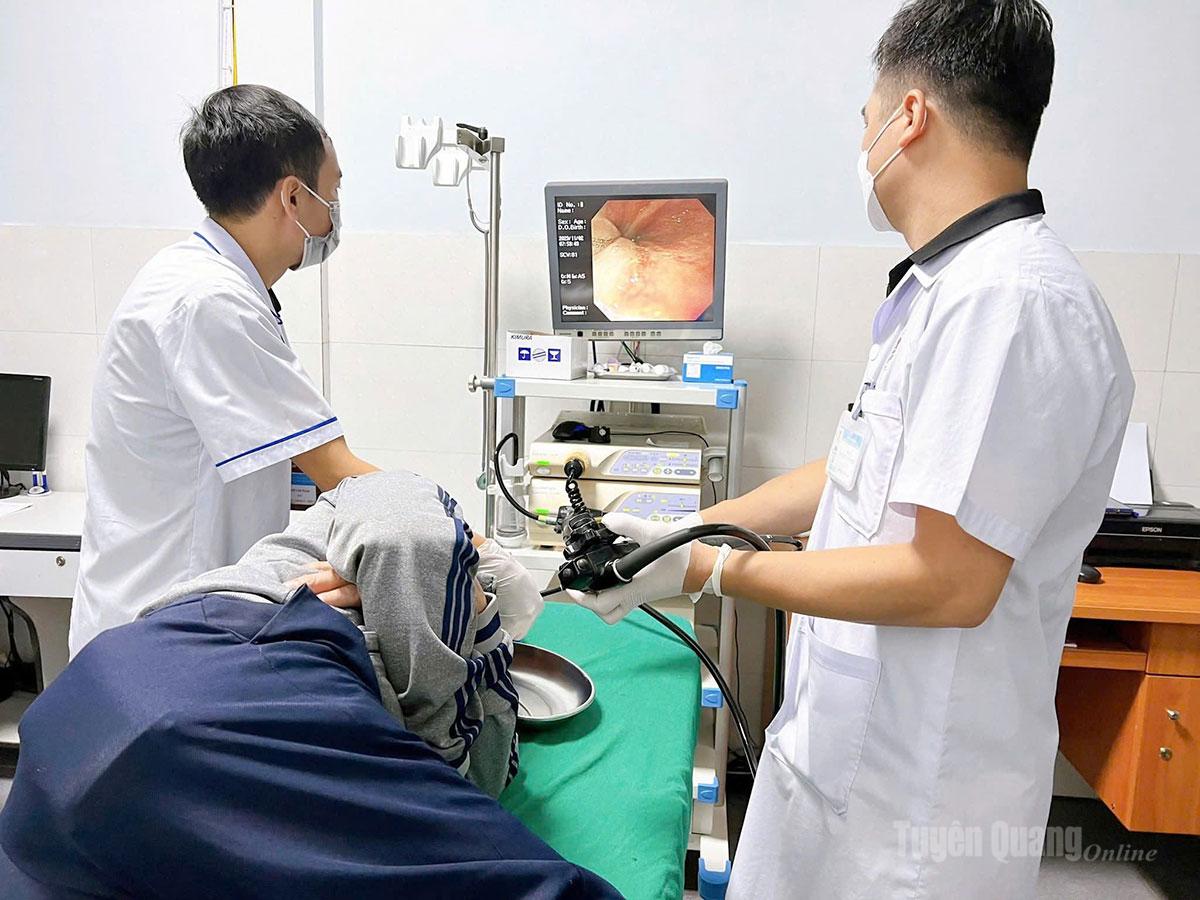 Nhiều trang thiết bị 
hiện đại được đầu tư cho công tác khám và 
điều trị tại 
Bệnh viện 
Đa khoa 
khu vực
 Bắc Quang.