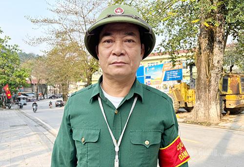 Cựu chiến binh Đỗ Mạnh Khang, hội viên Hội Cựu chiến binh phường Hà Giang 1.