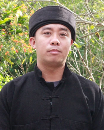 Anh Lý Tà Nhùi, chủ homestay Lý Quốc Thắng, thôn Nặm Đăm, xã Quản Bạ