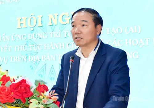 Ông Nguyễn Hữu Thập, Chủ tịch Hiệp hội Doanh nghiệp tỉnh Tuyên Quang
