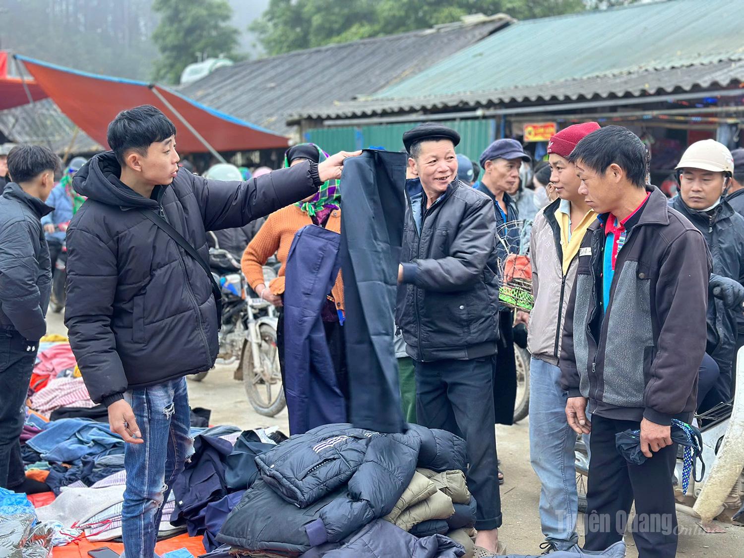 Meanwhile, men often focus on selecting clothing and farming tools.