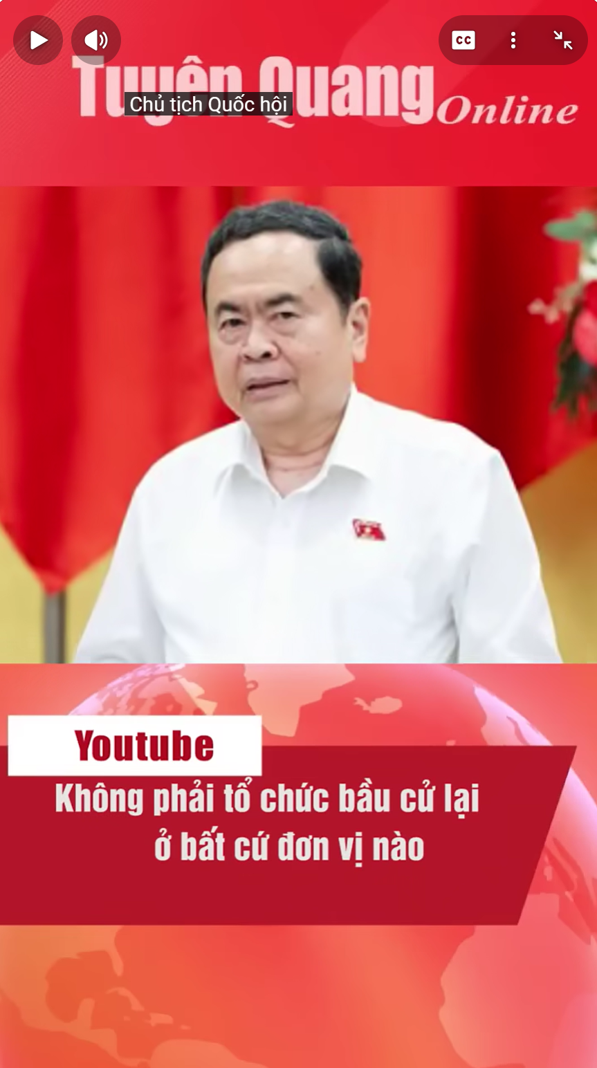 Chủ tịch Quốc hội: Kh&ocirc;ng phải tổ chức bầu cử lại ở bất cứ đơn vị n&agrave;o