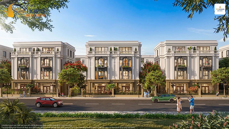 Biệt thự song lập Vinhomes Hóc Môn ven hồ
