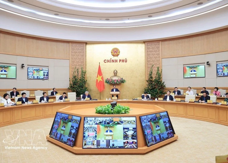 An overview of the Government’s regular meeting on March 4. (Photo: VNA)