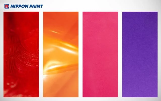 Mệnh Hỏa hợp các gam đỏ, cam, hồng, tím… giúp không gian thêm nguồn năng lượng tích cực