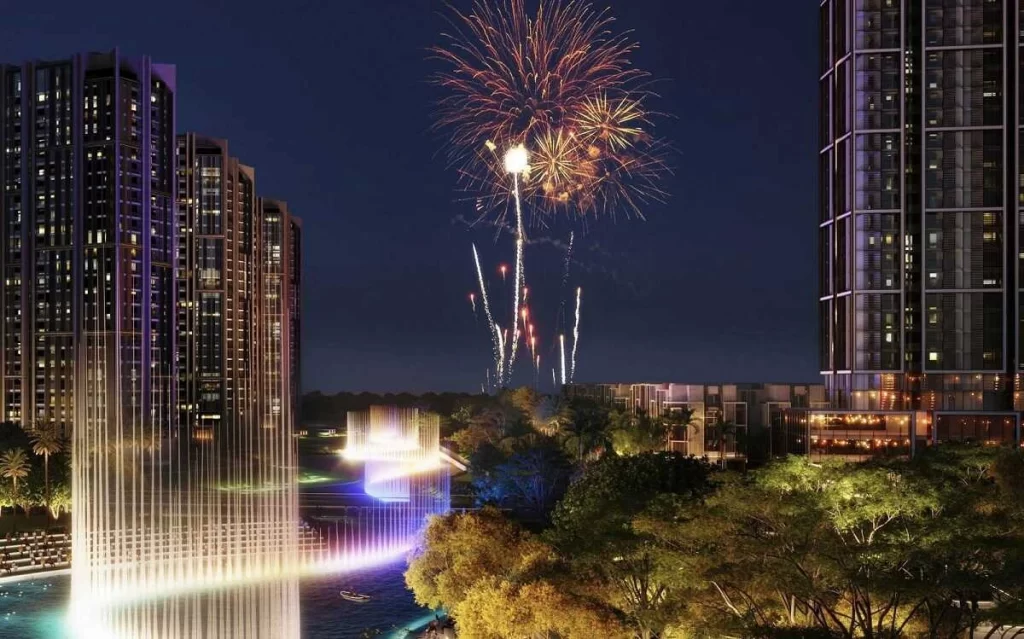 Điểm đến của nhạc nước, lễ hội và trải nghiệm đô thị