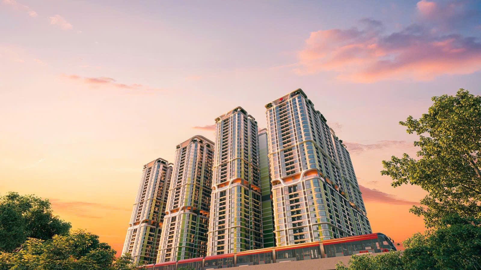 Phối cảnh tổng thể dự án Lusso Saigon - căn hộ chuẩn hàng hiệu