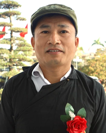 Ông Bàn Văn Lương, người có uy tín thôn 4, xã Thái Sơn