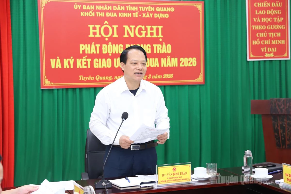 Trưởng Ban quản lý các khu công nghiệp và khu kinh tế tỉnh Vân Đình Thảo phát biểu kết luận hội nghị.