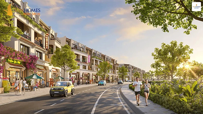 Nhà phố liền kề Vinhomes Hóc Môn giai đoạn 1 quy mô 255 căn
