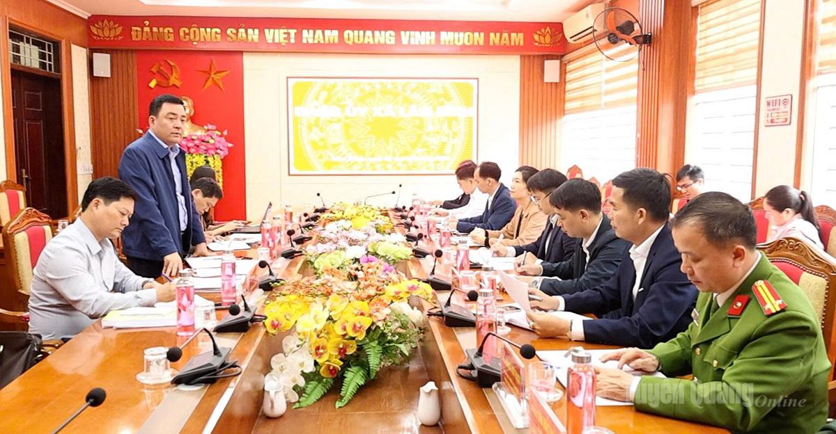 Quang cảnh buổi làm việc.