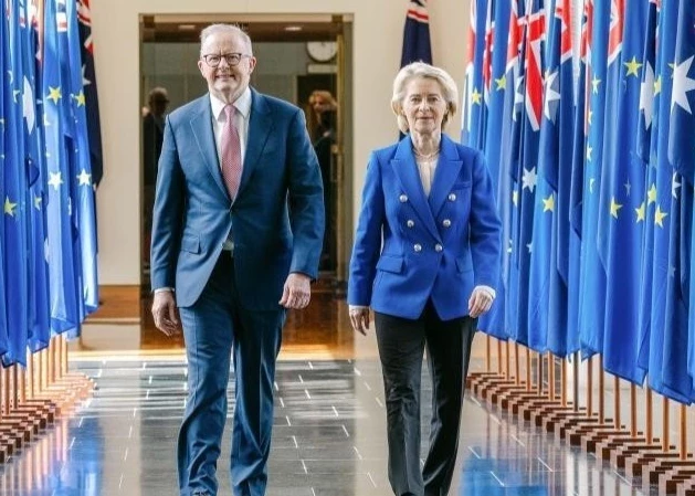 EC President Ursula von der Leyen and Australian Prime Minister Anthony Albanese. (Photo: europa.eu)