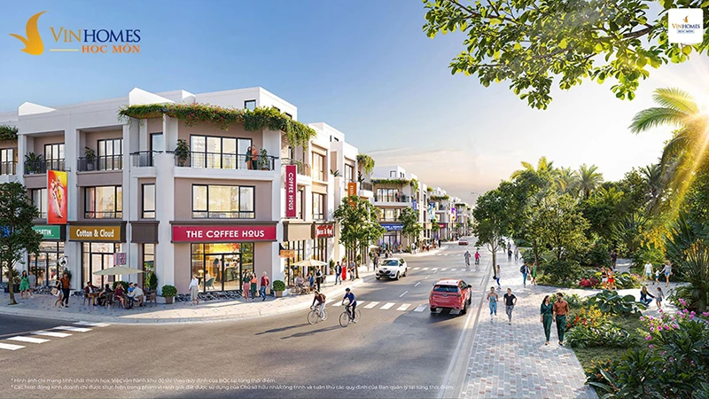 Shophouse Vinhomes Hóc Môn mặt tiền Quốc lộ 22
