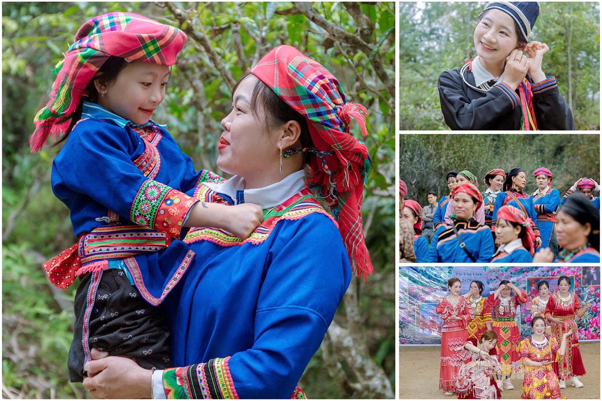 Women from various ethnic groups, dressed in vibrant traditional attire, take part in the spring festival, adding to the distinctive cultural colors of the highland region.
