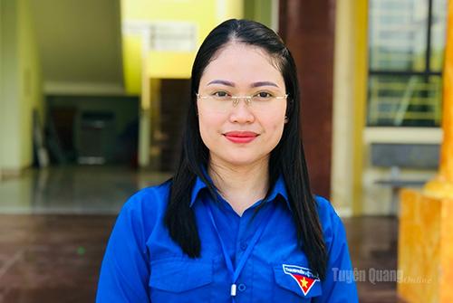 Chị Tống Thị Thùy 
Bí thư Đoàn xã Minh Quang.
