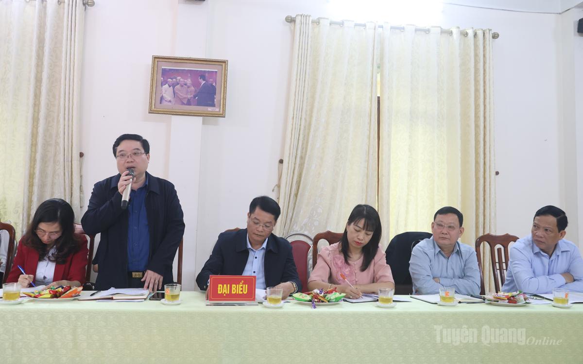 Đại biểu phát biểu tại Hội nghị.