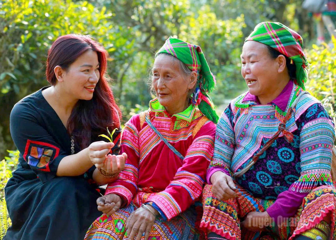 Pham Thi Minh Hai hopes women in mountainous areas will have stable jobs and income from tea.