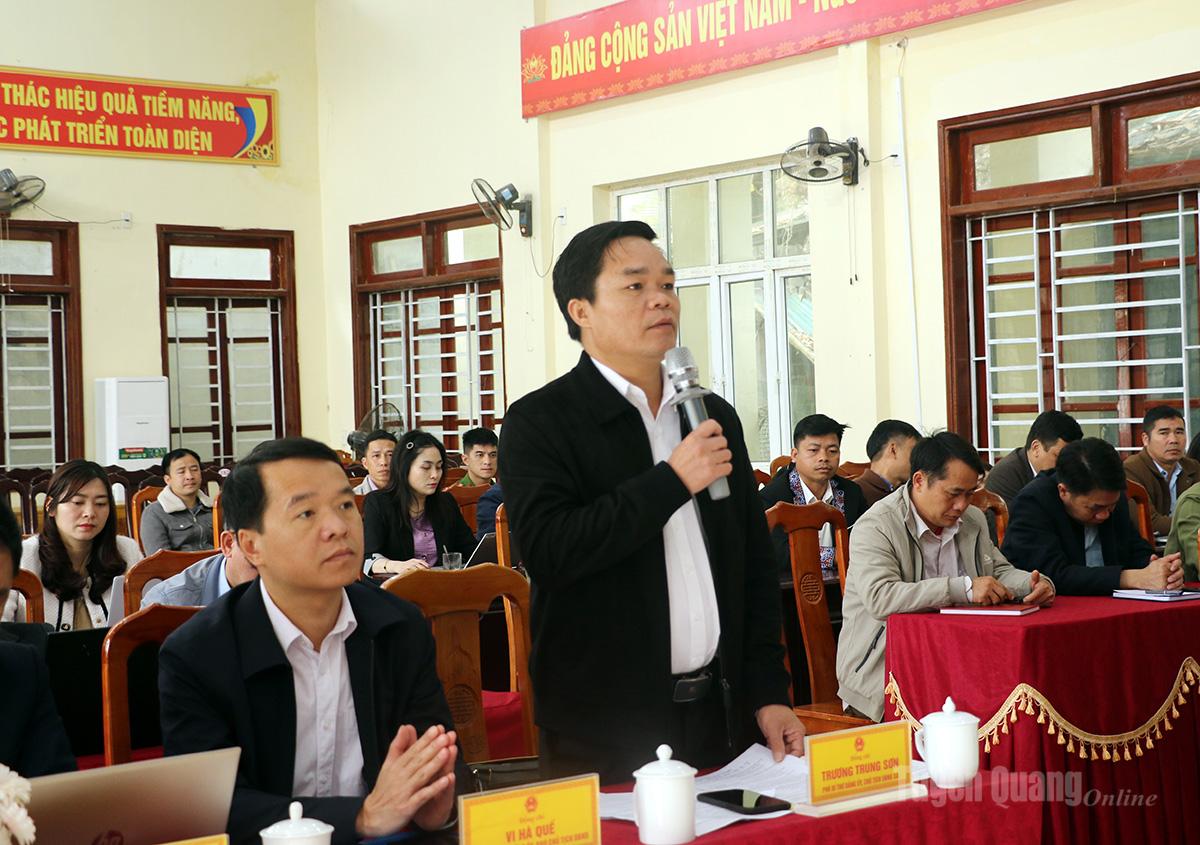 Cử tri xã Minh Ngọc đề xuất, kiến nghị với các ứng cử viên đại biểu HĐND tỉnh, khoá XX, nhiệm kỳ 2026-2031.