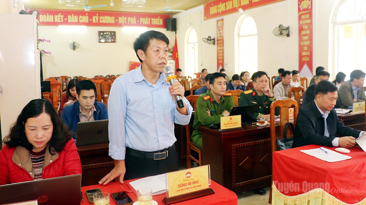 Cử tri xã Yên Cường đề xuất, kiến nghị với các ứng cử viên đại biểu HĐND tỉnh, khoá XX, nhiệm kỳ 2026-2031.