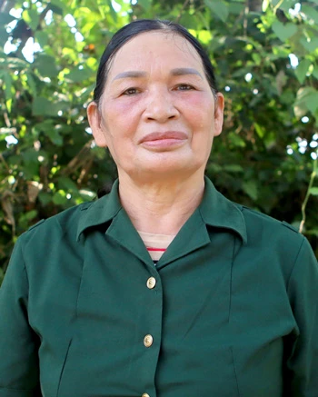 Bà La Thị Hải, Trưởng thôn Thuốc Hạ, xã Hàm Yên