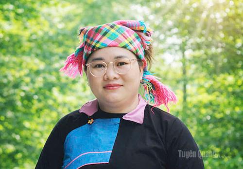 Bí thư Chi bộ thôn Pó Pí A, 
xã Niêm Sơn Mã Thị Dình.