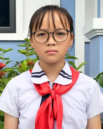 Em Nguyễn Bảo Khánh, lớp 6A, Trường PTDTBT Tiểu học và THCS Năng Khả