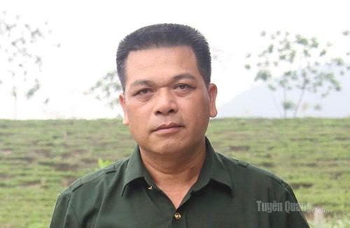 Cựu chiến binh Trương Mạnh Thể, 
thôn Tân Yên, xã Minh Thanh.