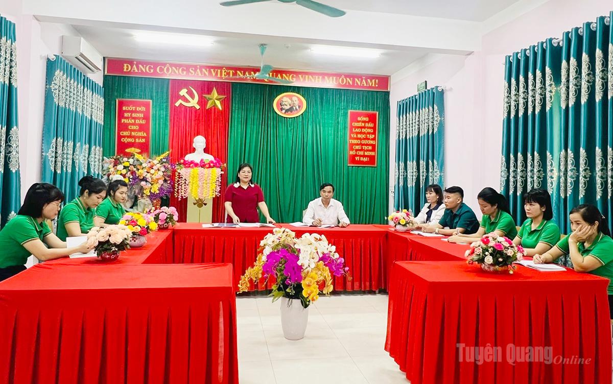 Chi bộ trường mầm non Văn Phú sinh hoạt chi bộ tháng 4 - 2026.