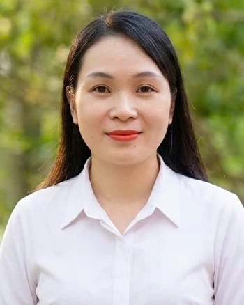 Đồng chí Nguyễn Thị Hằng (trong ảnh), Ủy viên Ban Chấp hành Chi bộ, Phó Chủ tịch Công đoàn cơ sở, Trung tâm Kỹ thuật Tài nguyên và Môi trường thuộc Sở Nông nghiệp và Môi trường tỉnh 