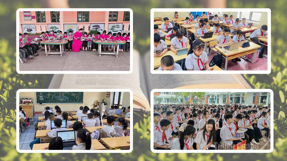 Mỗi trang sách là 1 bài học, mỗi cuốn sách là một hành trang tri thức cho các em học sinh.