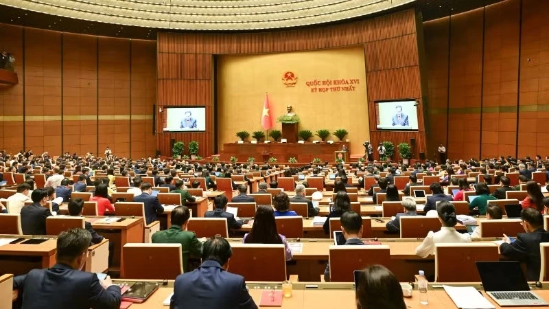 Thông cáo báo chí số 1, Kỳ họp thứ nhất, Quốc hội khóa XVI