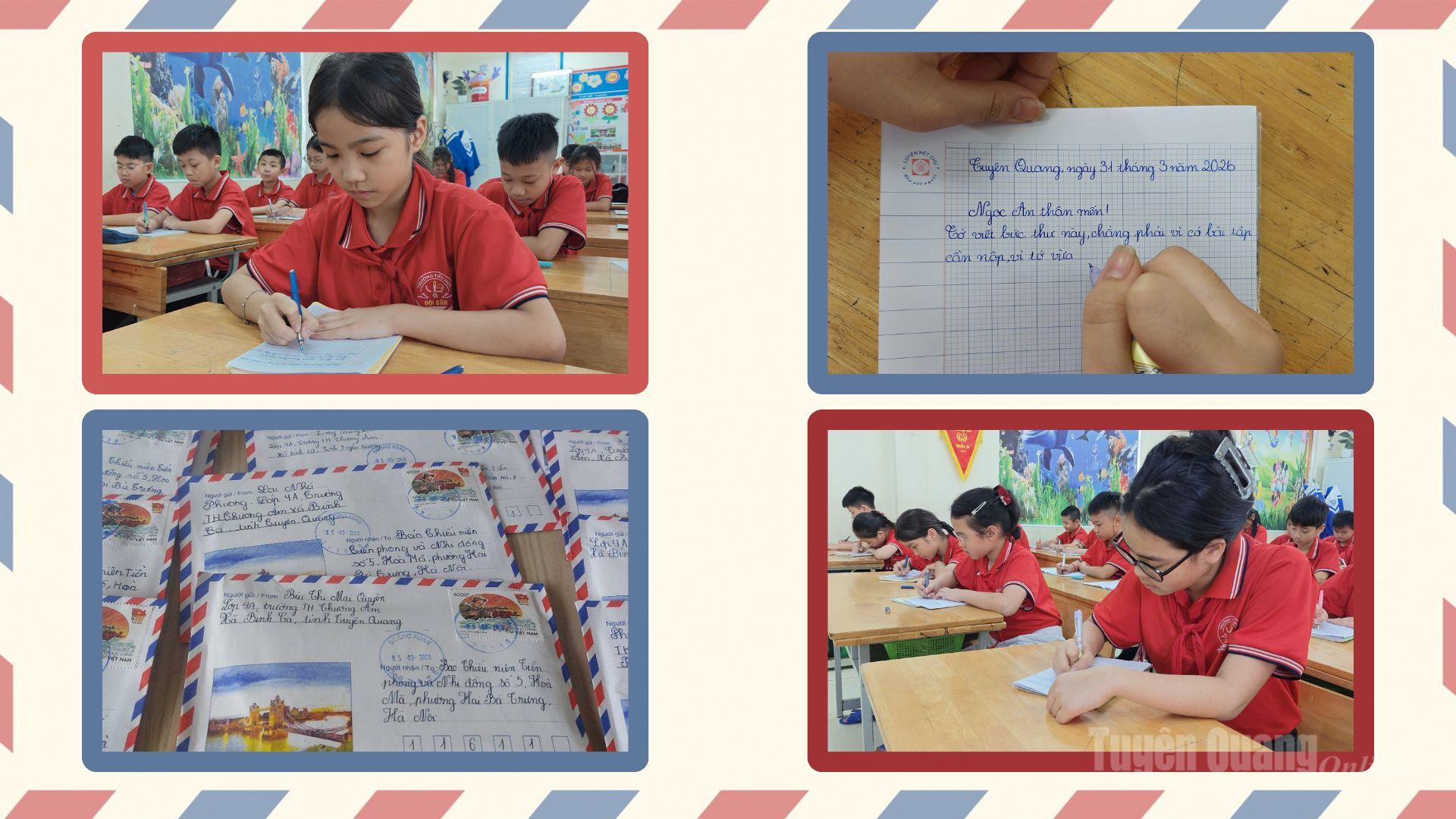 Mỗi bức thư là một trải nghiệm, một câu chuyện đầy cảm xúc được các em thiếu nhi chia sẻ từ chính góc nhìn của các em đối với cuộc sống.